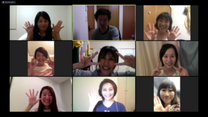 メンバー秘密の第1回Zoom〇〇〇〇練習会