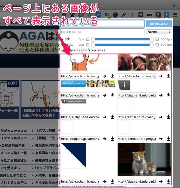 サイトの画像を一気にダウンロードする裏技 Chrome拡張の Image Downloader がおすすめ Cross Accelerate Web集客専門コンサルティング 起業マインドコーチング